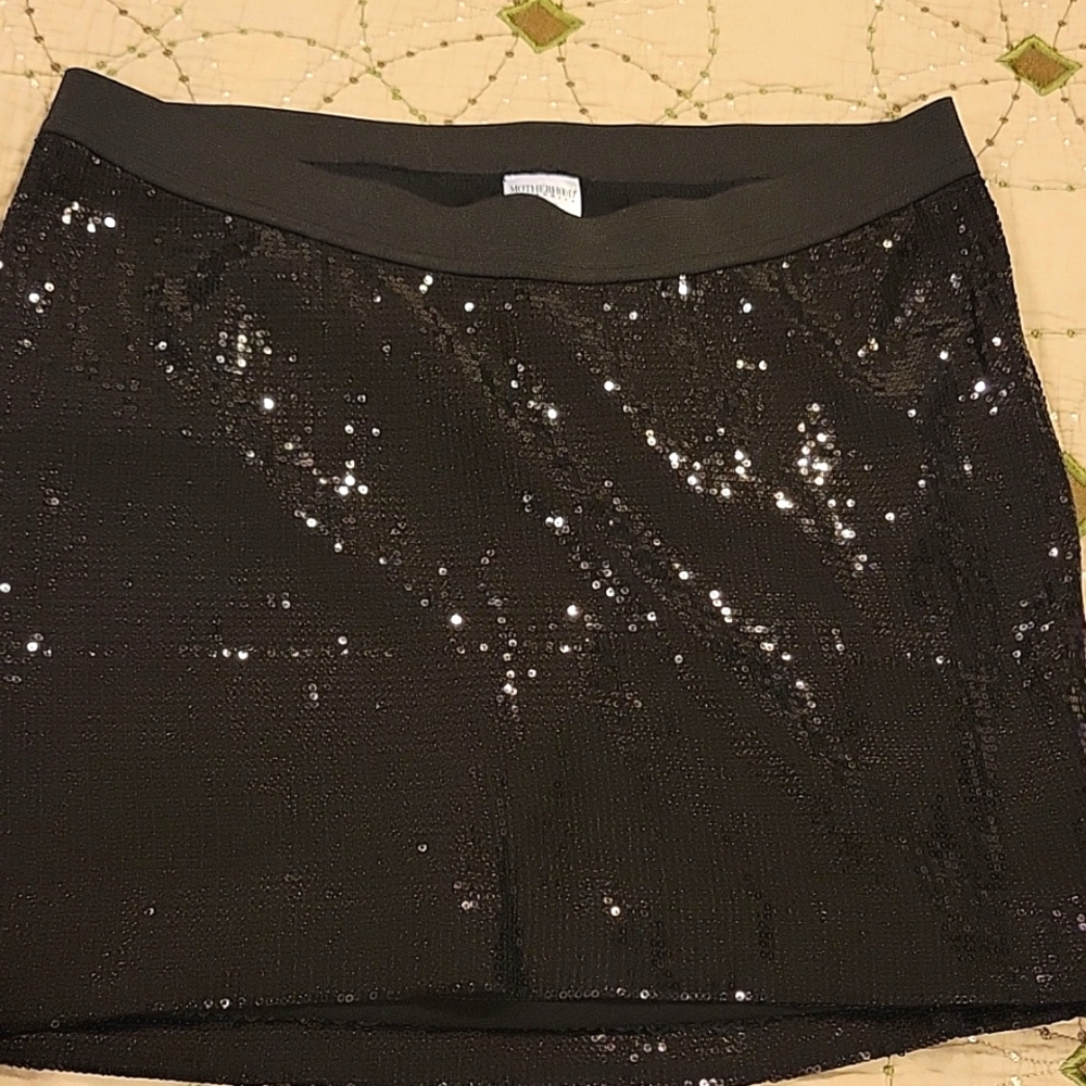 Sequin miniskirt